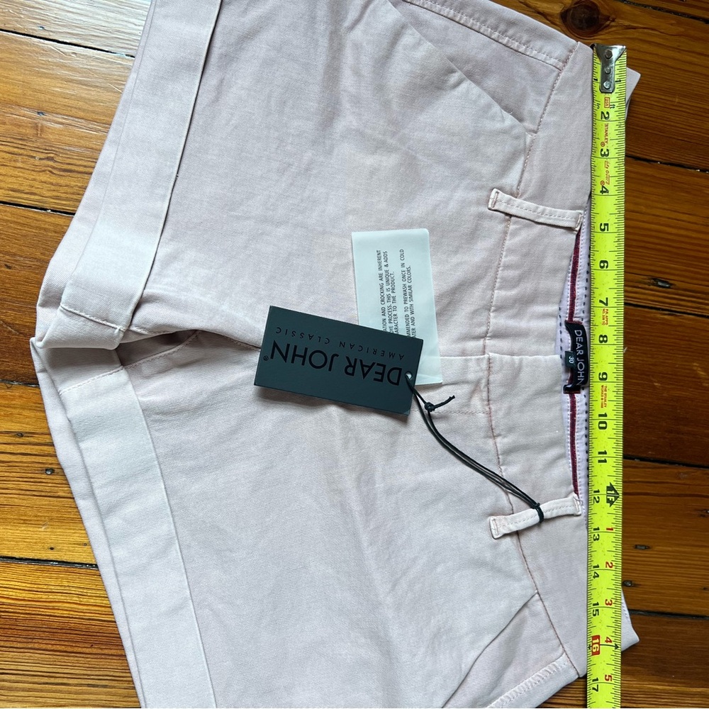 Dear John Women's Light Pink Bermudas size 30 - Picture 4 of 13